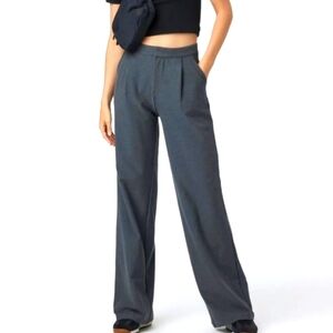 Vuori Charcoal Wide-Leg Pants
